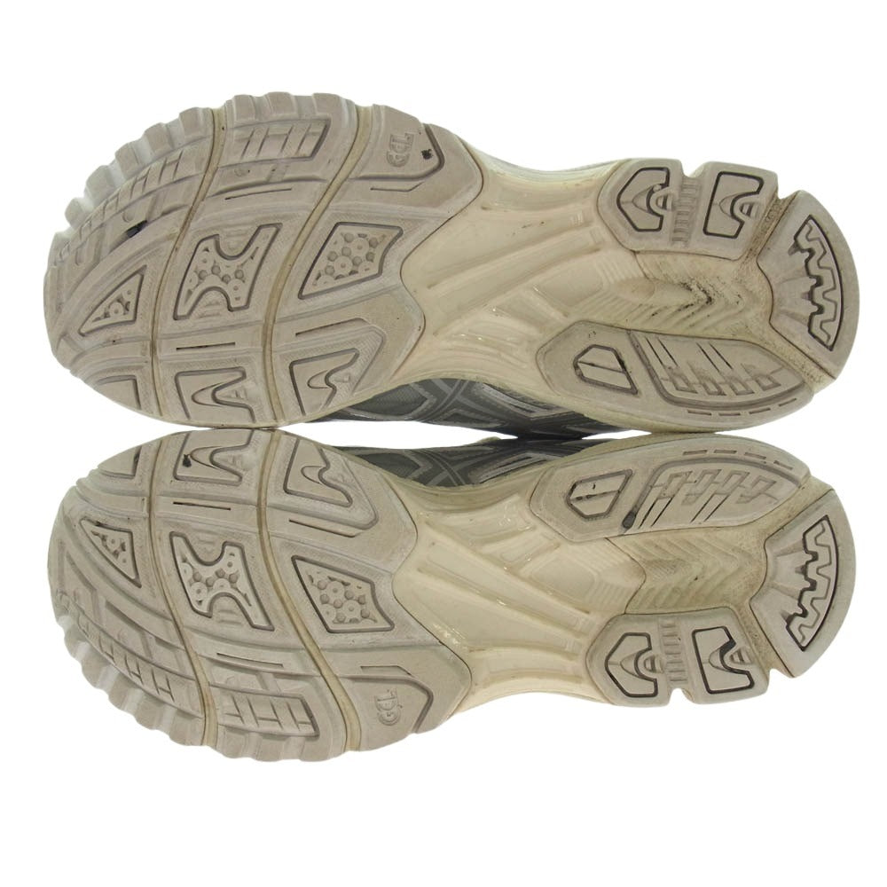 asics アシックス 24AW 1203A673 MIN NANO GEL-NIMBUS 10.1 White Sheet Rock ミンナノ ゲルニンバス ホワイト シートロック ローカット スニーカー グレー系 26.5cm【中古】