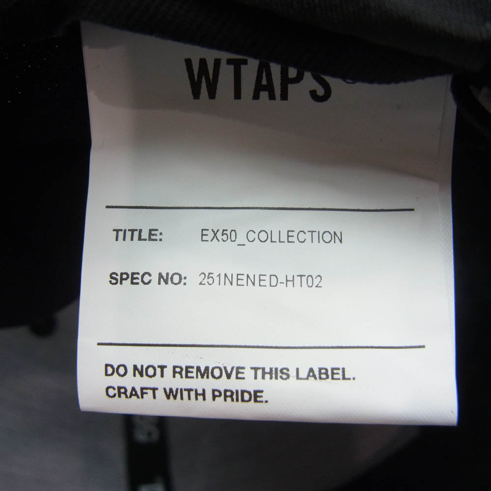 WTAPS ダブルタップス 251NENED-HT02 59FIFTY LOW PROFILE CAP POLY TWILL NEWERA ニューエラ ロゴ刺繍 キャップ 帽子 ネイビー系 03【極上美品】【中古】