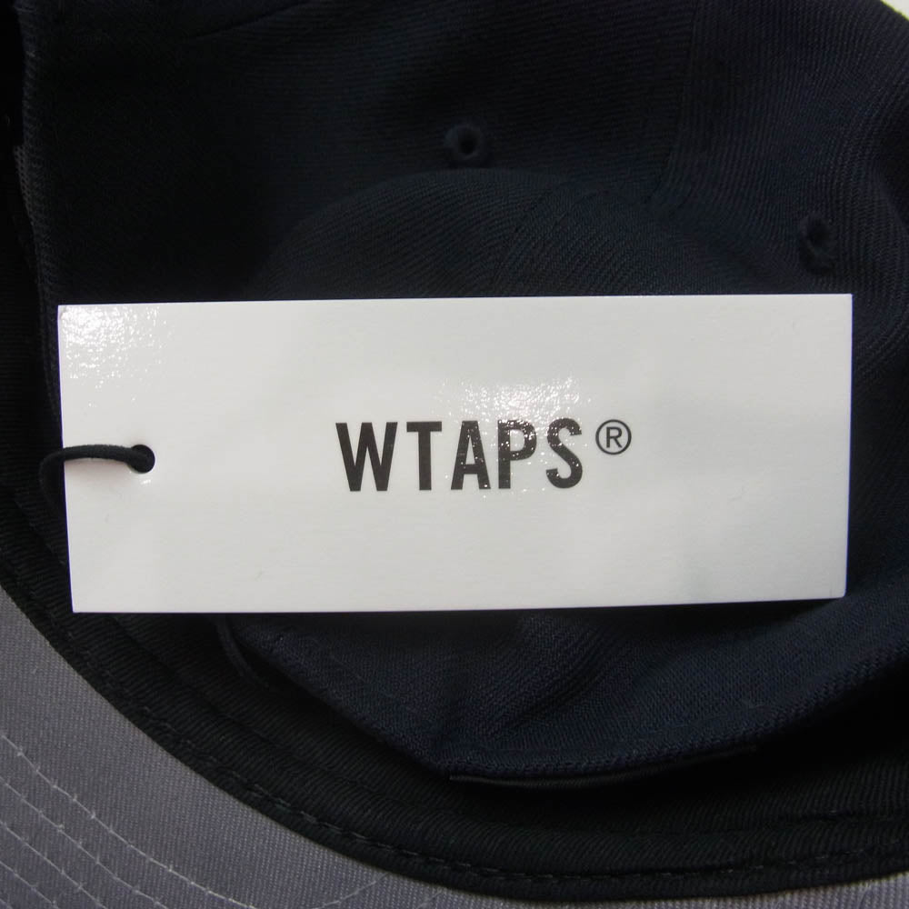 WTAPS ダブルタップス 251NENED-HT02 59FIFTY LOW PROFILE CAP POLY TWILL NEWERA ニューエラ ロゴ刺繍 キャップ 帽子 ネイビー系 03【極上美品】【中古】