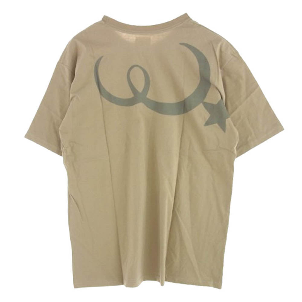 WTAPS ダブルタップス 21SS 211PCDT-ST10S MOON&STAR SS TEE 半袖 Tシャツ ライトブラウン系 4【新古品】【未使用】【中古】