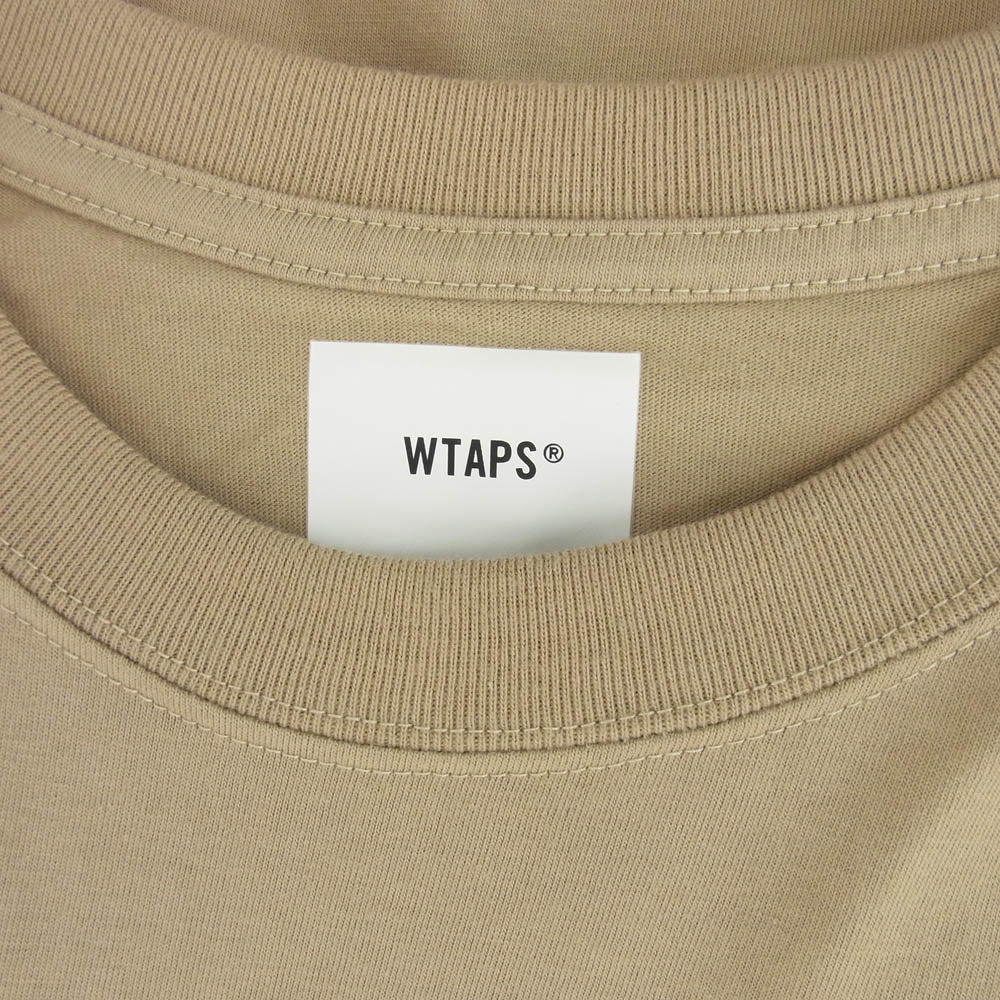 WTAPS ダブルタップス 21SS 211PCDT-ST10S MOON&STAR SS TEE 半袖 Tシャツ ライトブラウン系 4【新古品】【未使用】【中古】
