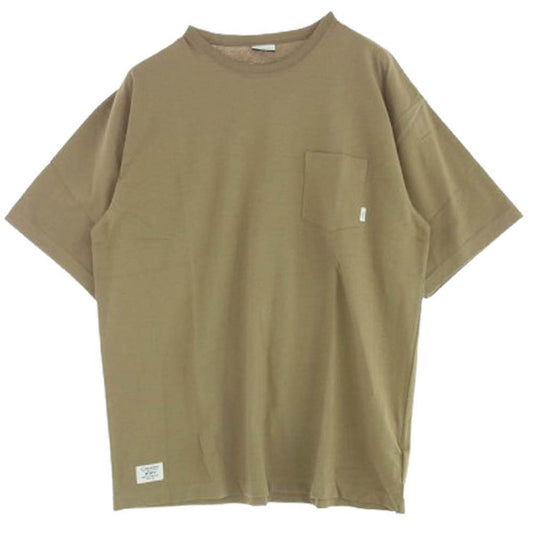 WTAPS ダブルタップス 20AW 202ATDT-CSM05 BLANK SS TEE ブランク ポケット半袖 Tシャツ カットソー グレイ系グリーン 4【新古品】【未使用】【中古】