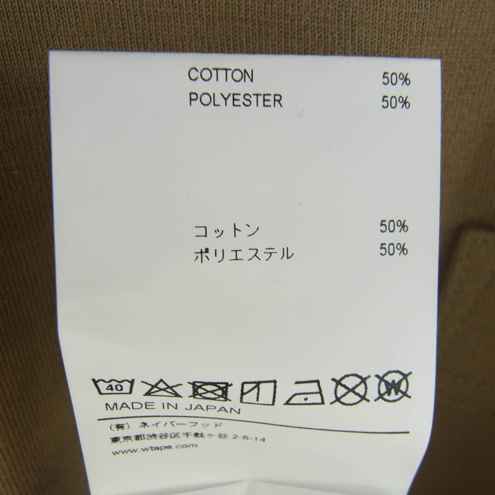 WTAPS ダブルタップス 20AW 202ATDT-CSM05 BLANK SS TEE ブランク ポケット半袖 Tシャツ カットソー グレイ系グリーン 4【新古品】【未使用】【中古】