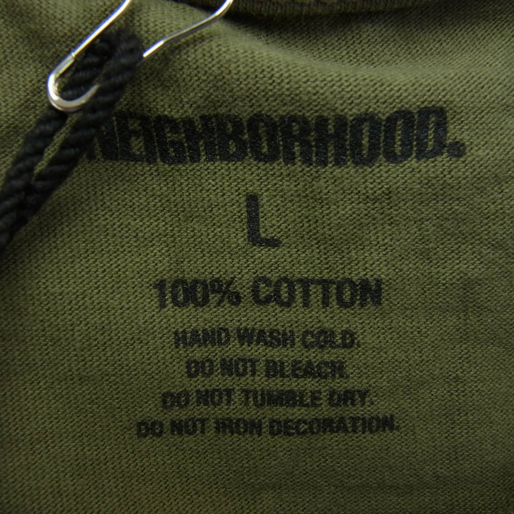 NEIGHBORHOOD ネイバーフッド 22AW 222PCNH-LT10 NH TEE 10 LS CO 長袖 Tシャツ カーキ系 L【新古品】【未使用】【中古】