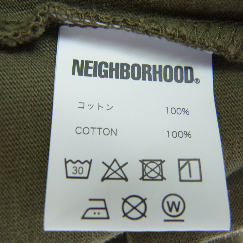 NEIGHBORHOOD ネイバーフッド 22AW 222PCNH-LT10 NH TEE 10 LS CO 長袖 Tシャツ カーキ系 L【新古品】【未使用】【中古】