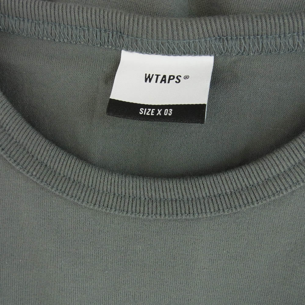 WTAPS ダブルタップス 20AW 202ATDT-CSM15 GOLOBAL POSITION GPS TEE 半袖 Tシャツ グレー系【新古品】【未使用】【中古】