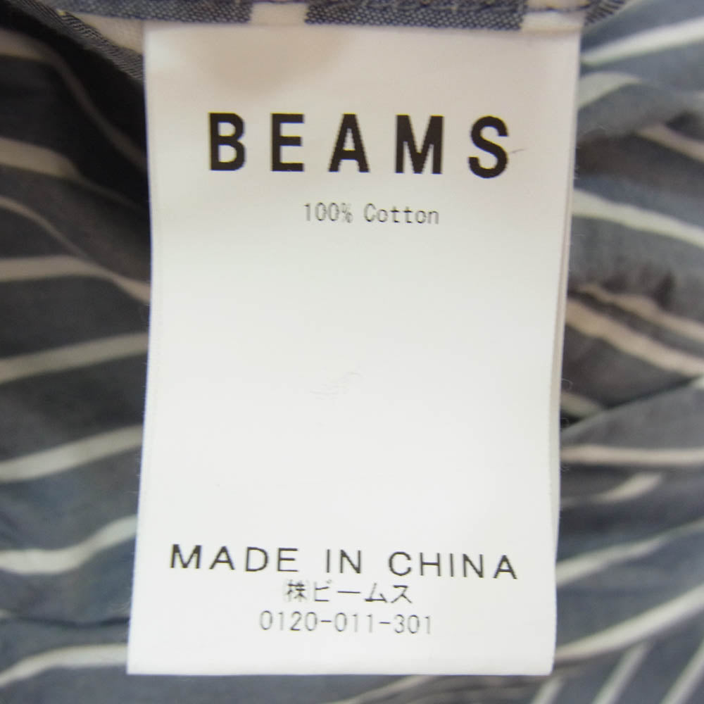 BEAMS ビームス 22SS 11-24-3341-139 SSZ エス エス ズィー 瀬名PJ PANTS ストライプ イージー パンツ ネイビー系 M【新古品】【未使用】【中古】