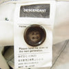 DESCENDANT ディセンダント 24SS 241WVDS-PTM09 DC-3 ORGANIC COTTON TWILL TROUSERS FADE WASH テーパード パンツ グリーン系 1【極上美品】【中古】
