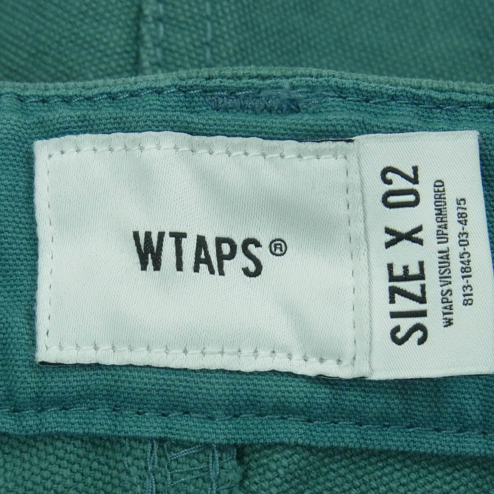 WTAPS ダブルタップス 23SS 231WVDT-PTM05 SHORTS BIRTH ショーツ ショート ハーフ パンツ グリーン系 02【新古品】【未使用】【中古】