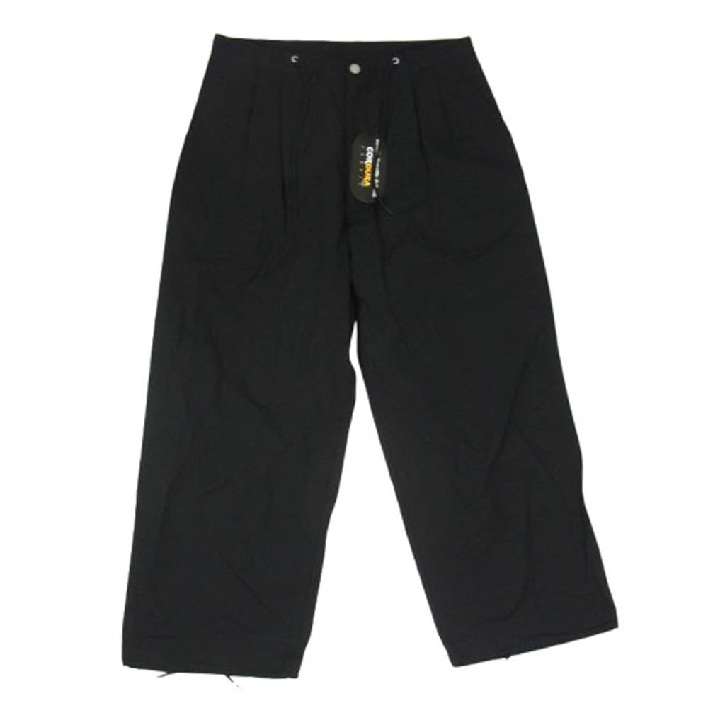 DESCENDANT ディセンダント 23AW 232WVDS-PTM01 SMOCK OXFORD TROUSERS CORDURA オックスフォード コーデュラ パンツ ブラック系 1【新古品】【未使用】【中古】