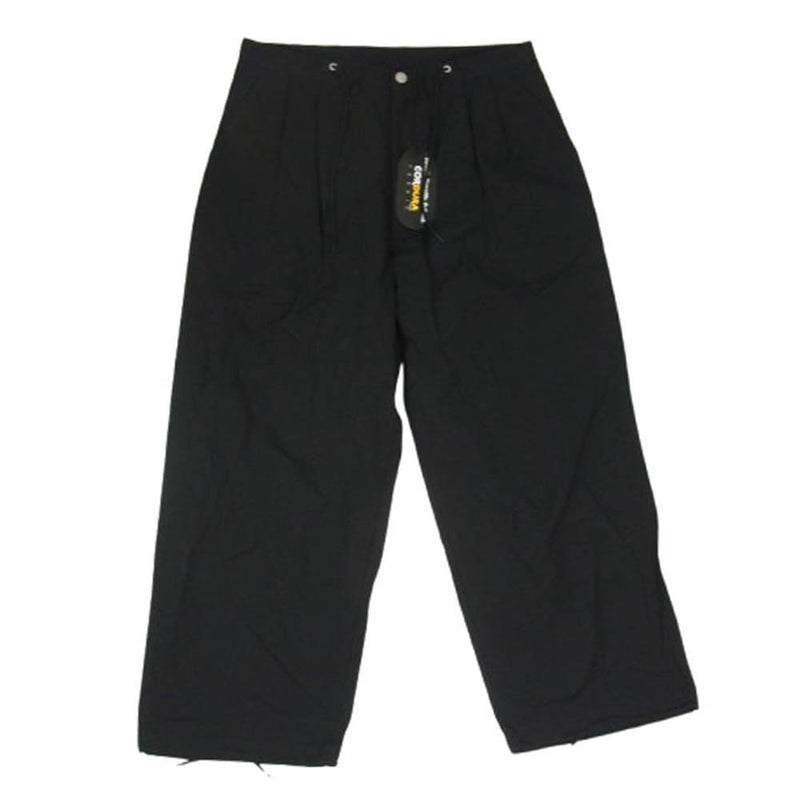 DESCENDANT ディセンダント 23AW 232WVDS-PTM01 SMOCK OXFORD TROUSERS CORDURA オックスフォード コーデュラ パンツ ブラック系 1【新古品】【未使用】【中古】