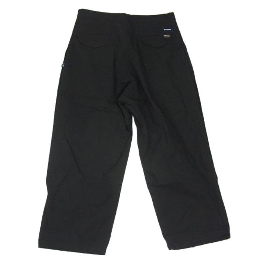 DESCENDANT ディセンダント 23AW 232WVDS-PTM01 SMOCK OXFORD TROUSERS CORDURA オックスフォード コーデュラ パンツ ブラック系 1【新古品】【未使用】【中古】