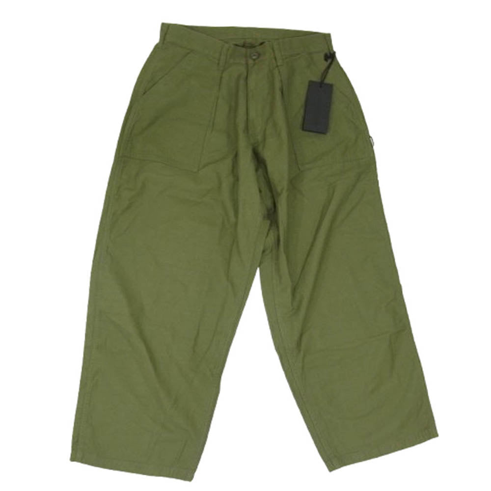 NEIGHBORHOOD ネイバーフッド 24SS 241AQNH-PTM01 WIDE BAKER PANTS ワイド ベイカー パンツ カーキ系 S【新古品】【未使用】【中古】