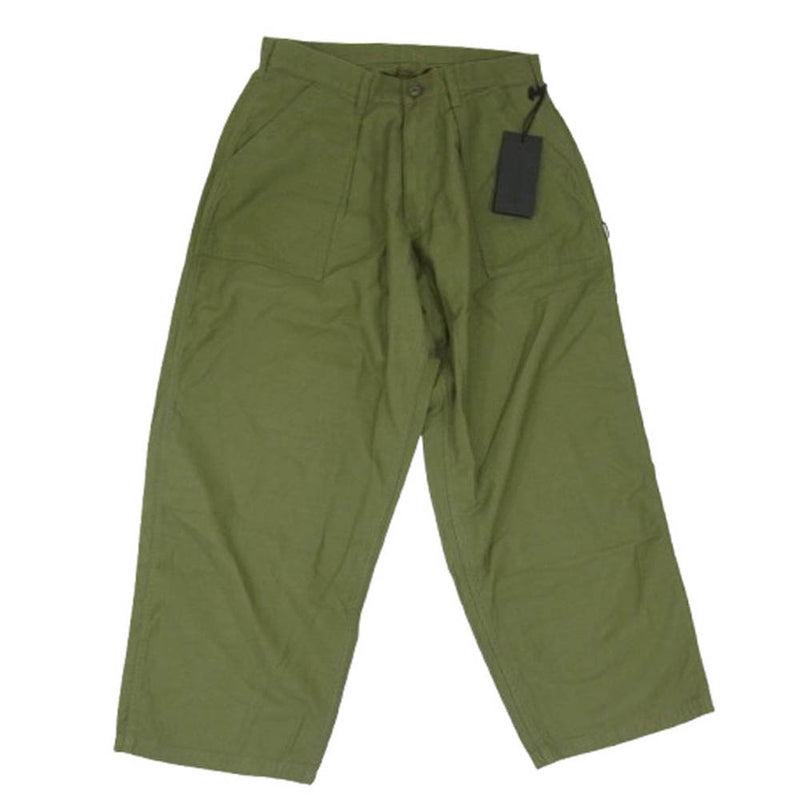 NEIGHBORHOOD ネイバーフッド 24SS 241AQNH-PTM01 WIDE BAKER PANTS ワイド ベイカー パンツ カーキ系 S【新古品】【未使用】【中古】