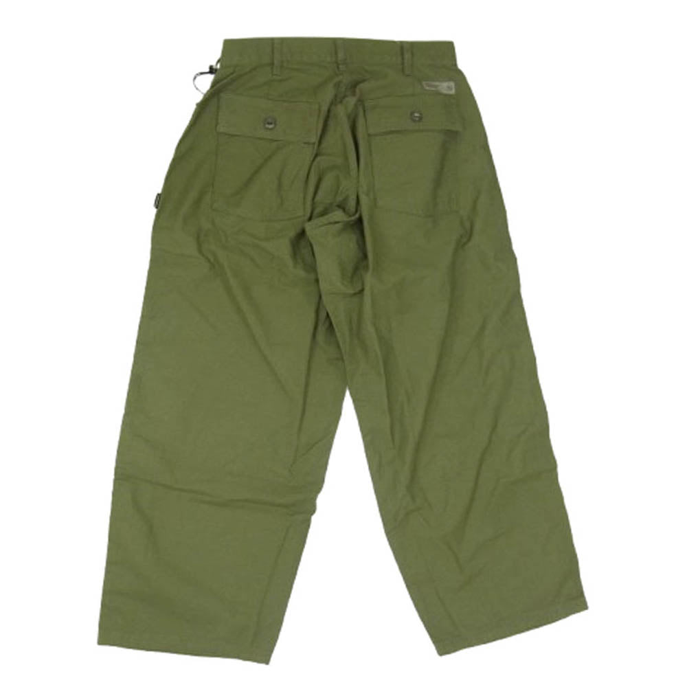 NEIGHBORHOOD ネイバーフッド 24SS 241AQNH-PTM01 WIDE BAKER PANTS ワイド ベイカー パンツ カーキ系 S【新古品】【未使用】【中古】