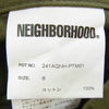 NEIGHBORHOOD ネイバーフッド 24SS 241AQNH-PTM01 WIDE BAKER PANTS ワイド ベイカー パンツ カーキ系 S【新古品】【未使用】【中古】