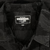 NEIGHBORHOOD ネイバーフッド 23SS 231AQWSN-SHM02S × WIND AND SEA ウィンダンシー CAMOUFLAGE OFFICER SHIRT LS カモフラージュ 迷彩 オフィサー 長袖 シャツ ブラック系 L【新古品】【未使用】【中古】
