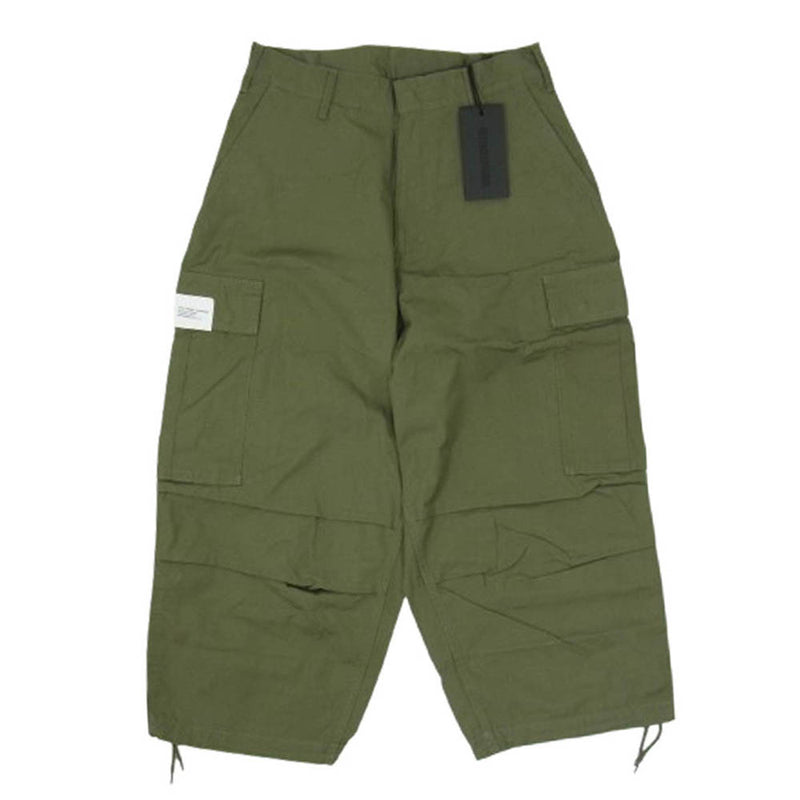 NEIGHBORHOOD ネイバーフッド 23SS 231YTNH-PTM03 WIDE CARGO PANTS ワイド カーゴ パンツ カーキ系 S【新古品】【未使用】【中古】