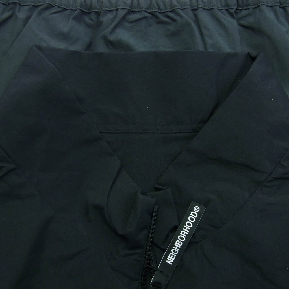 NEIGHBORHOOD ネイバーフッド 23SS 231AQNH-JKM01 BICOLOR TRACK JACKET ロゴワッペン バイカラー トラック ジャケット ブラック系 ダークグレー系 XL【新古品】【未使用】【中古】