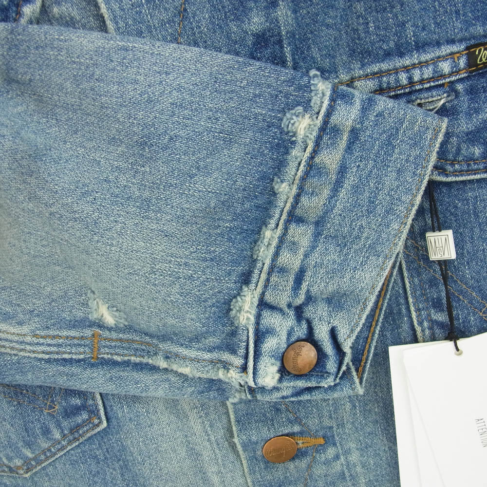 N.HOOLYWOOD エヌハリウッド 24SS 6241-WR01-020 pieces Wrangler DENIM JACKET ラングラー デニム ジャケット インディゴブルー系 36【新古品】【未使用】【中古】