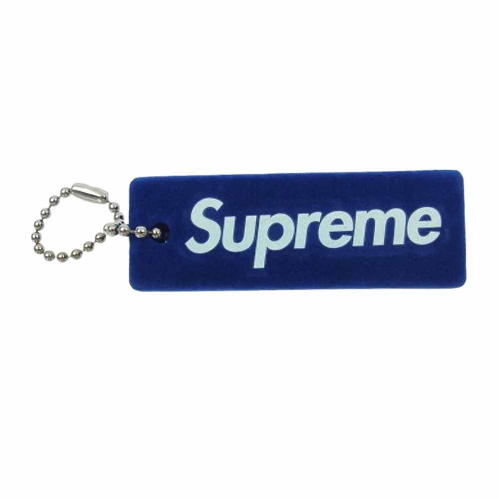 Supreme シュプリーム 11AW Flocked Puffy Keychain フロックド フロッキー パフィー パフィ キーチェーン ブルー ブルー系【新古品】【未使用】【中古】