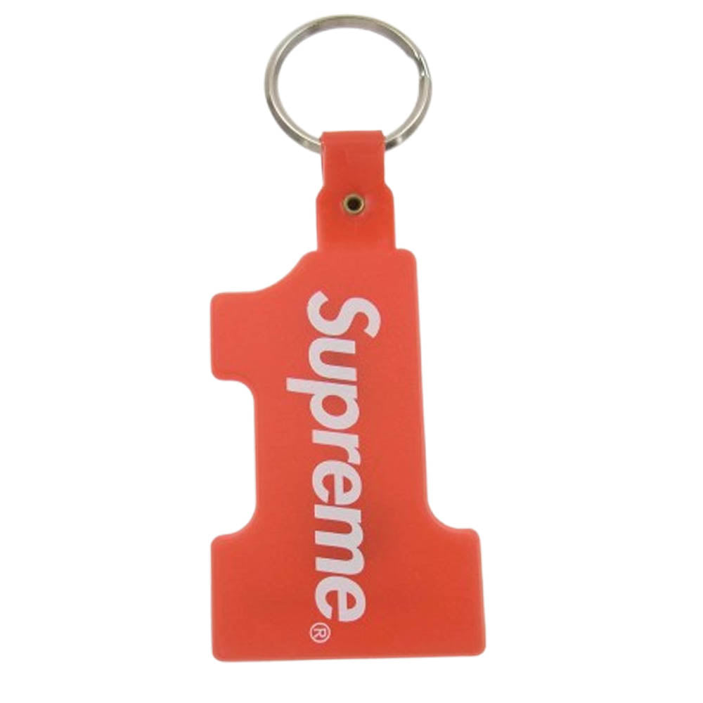 Supreme シュプリーム 11AW Number One Keychain ロゴ ナンバー1 キーチェーン レッド系【新古品】【未使用】【中古】