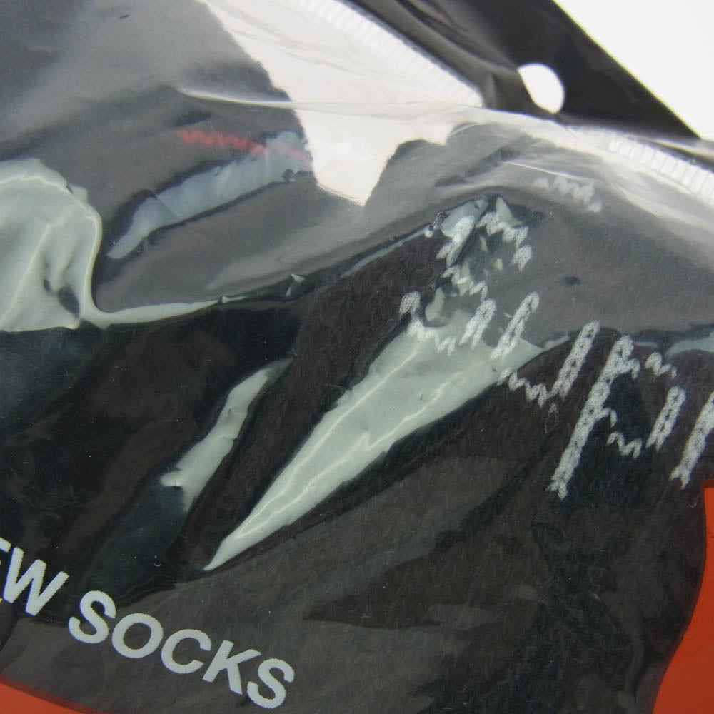 Supreme シュプリーム Hanes Crew Socks 4Pack ヘインズ ロゴ クルー ソックス 4足組 靴下 ブラック系【新古品】【未使用】【中古】