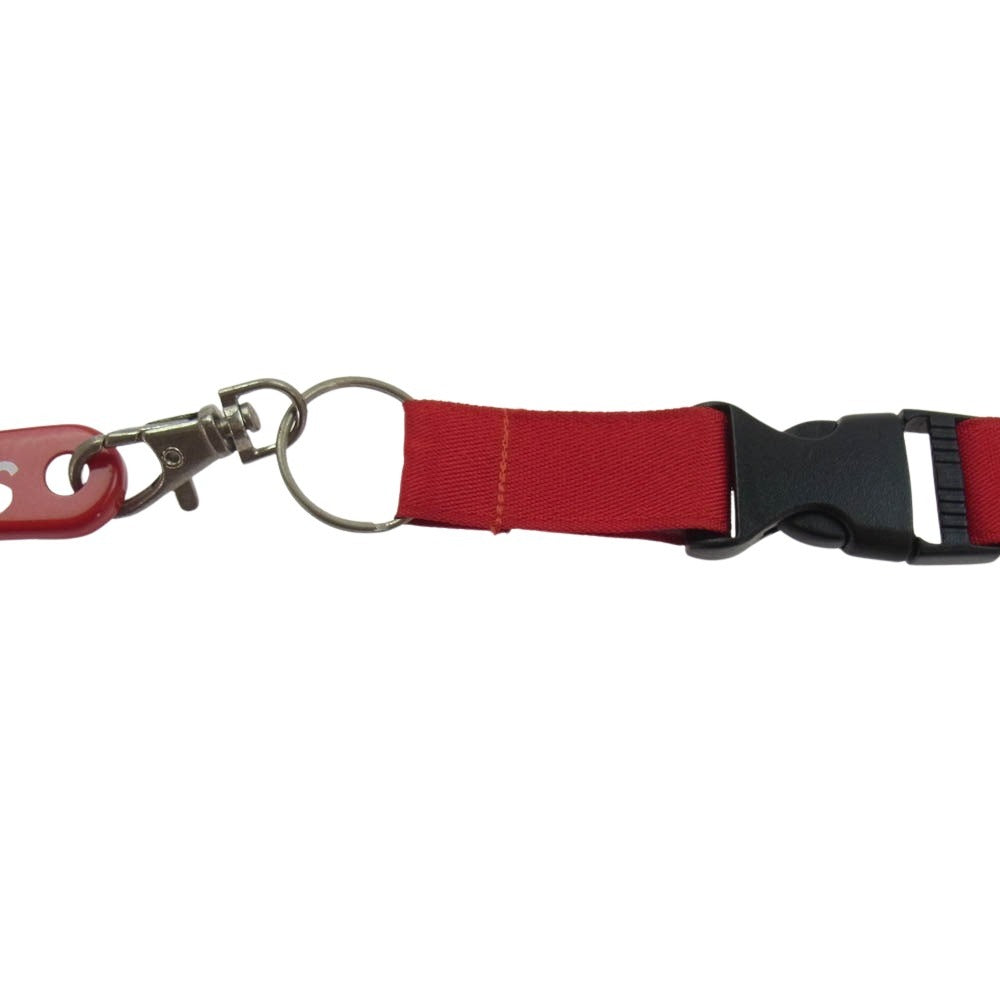 Supreme シュプリーム 14SS Bottle Opener Lanyard ボトルオープナー 栓抜き ランヤード ロゴ ストラップ レッド系【中古】