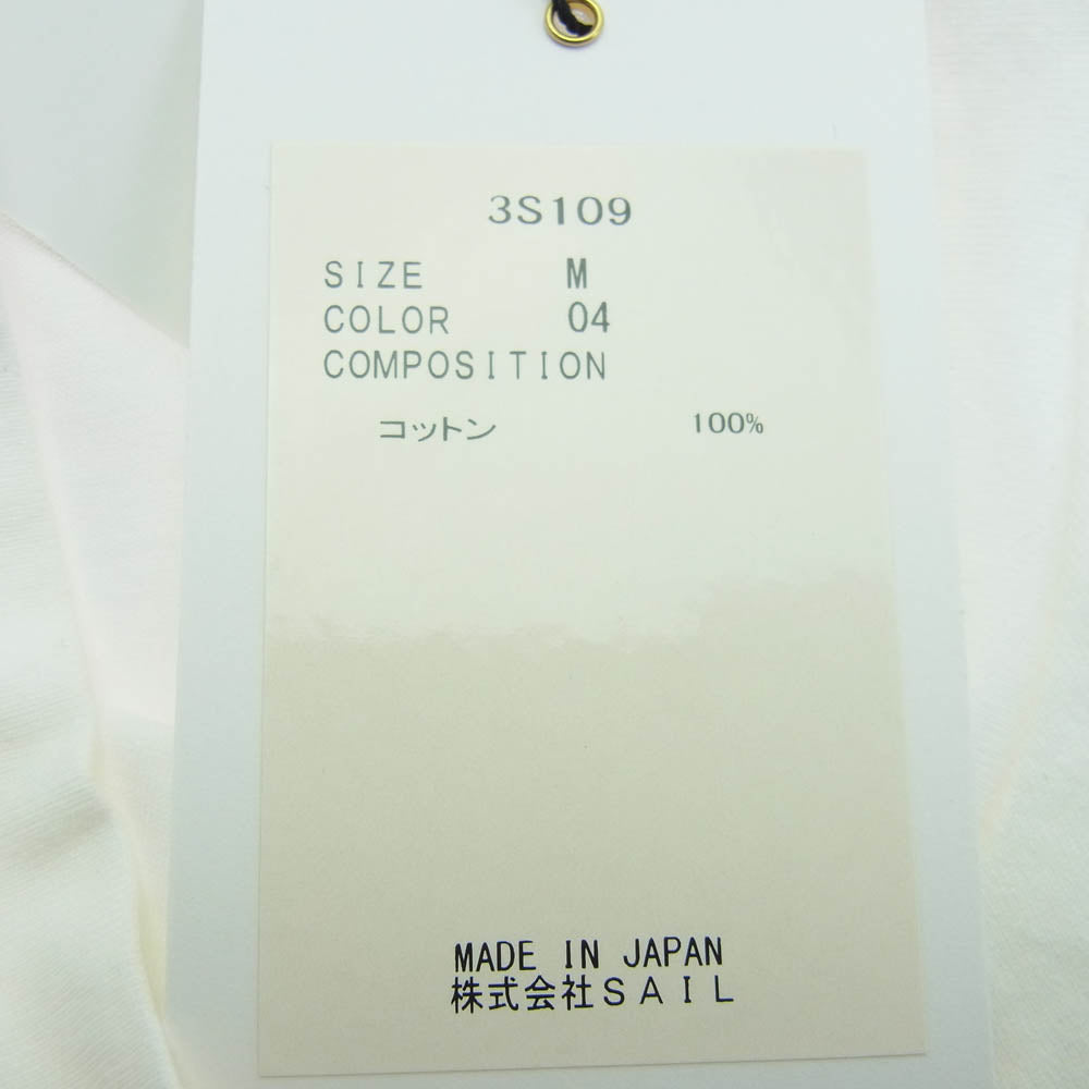 セブン テン 刺繍 半袖 Tシャツ ホワイト ホワイト系 M【中古】