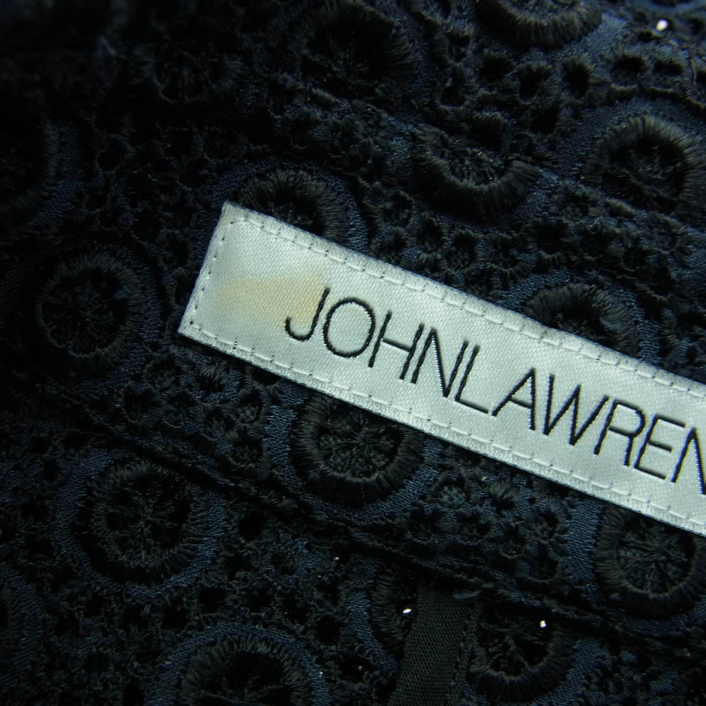 JOHN LAWRENCE SULLIVAN ジョンローレンスサリバン SH14-02-93 レース 半袖 シャツ ブラック ブラック系 ONE【中古】