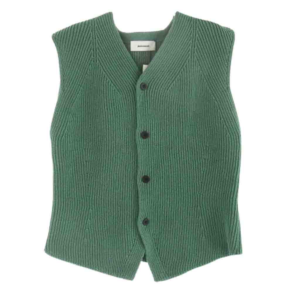 ミースロエ MWNT232031 畔編み ニット ベスト グリーン グリーン系 F【中古】