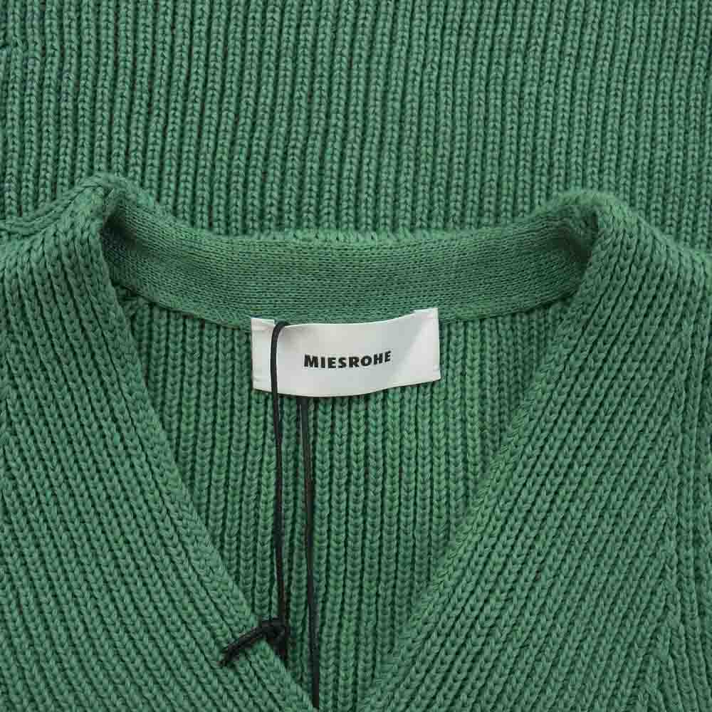ミースロエ MWNT232031 畔編み ニット ベスト グリーン グリーン系 F【中古】