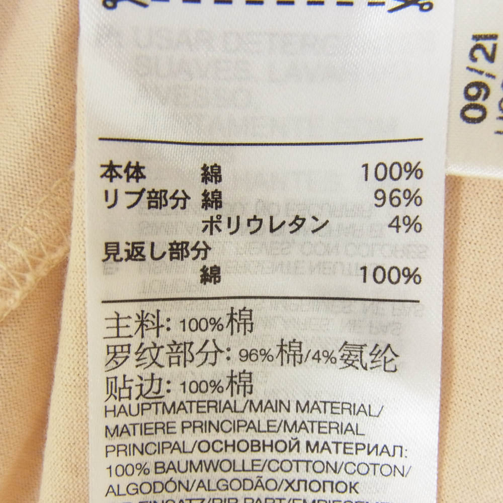 Y-3 Yohji Yamamoto ワイスリー ヨウジヤマモト HG6228 CLASSIC CHEST LOGO LS TEE クラシック チェスト ロゴ ロングスリーブ 長袖 Tシャツ カットソー ベージュ系 2XL【中古】