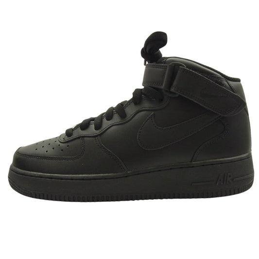 NIKE ナイキ CW2289-001 Air Force 1 Mid Black AF1 エアフォース ミッド スニーカー ブラック系 27cm【新古品】【未使用】【中古】