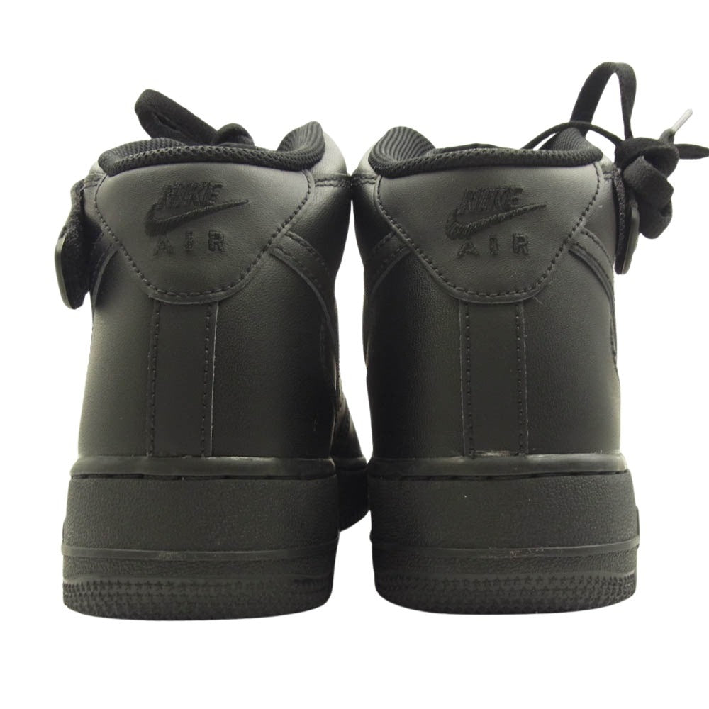 NIKE ナイキ CW2289-001 Air Force 1 Mid Black AF1 エアフォース ミッド スニーカー ブラック系 27cm【新古品】【未使用】【中古】
