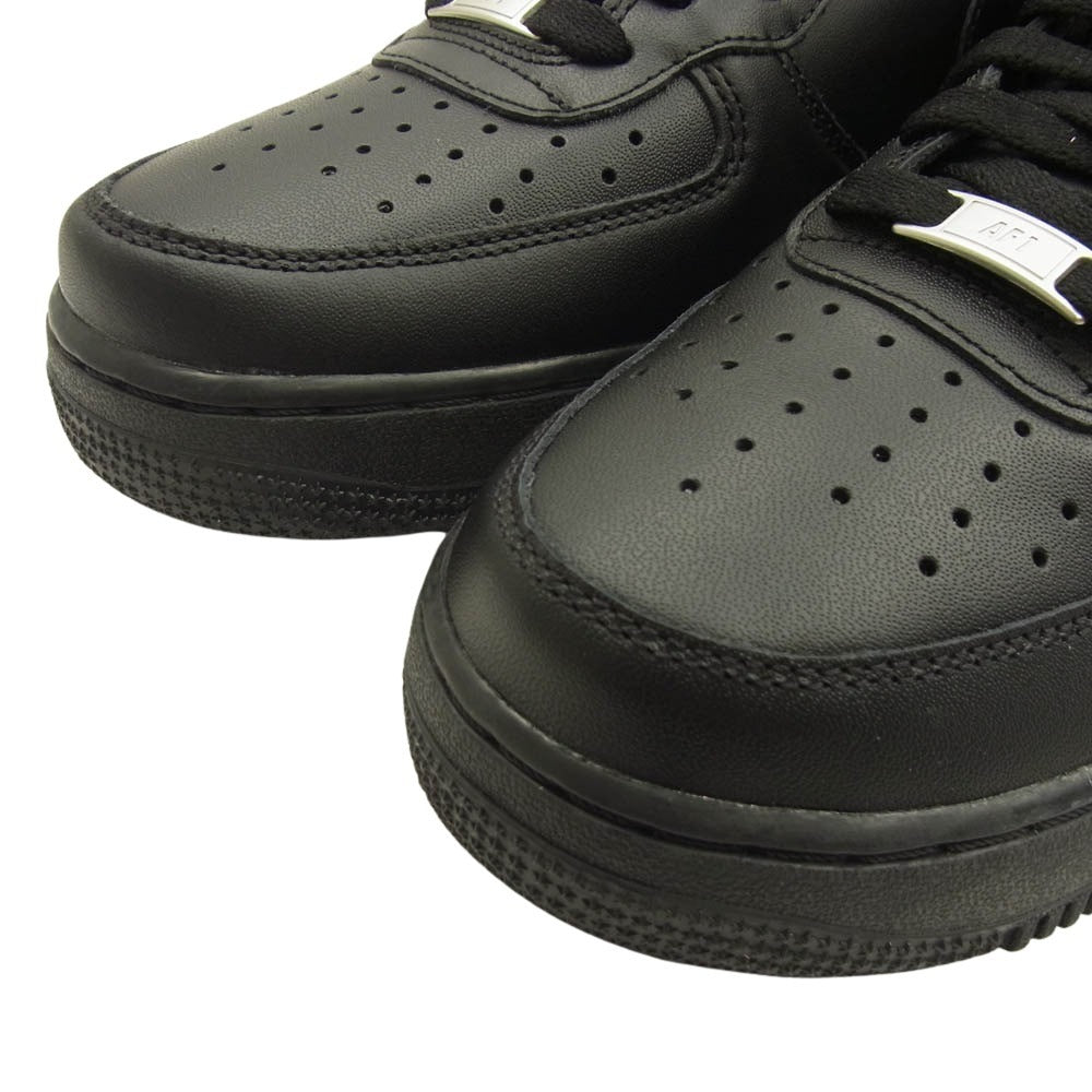 NIKE ナイキ CW2289-001 Air Force 1 Mid Black AF1 エアフォース ミッド スニーカー ブラック系 27cm【新古品】【未使用】【中古】