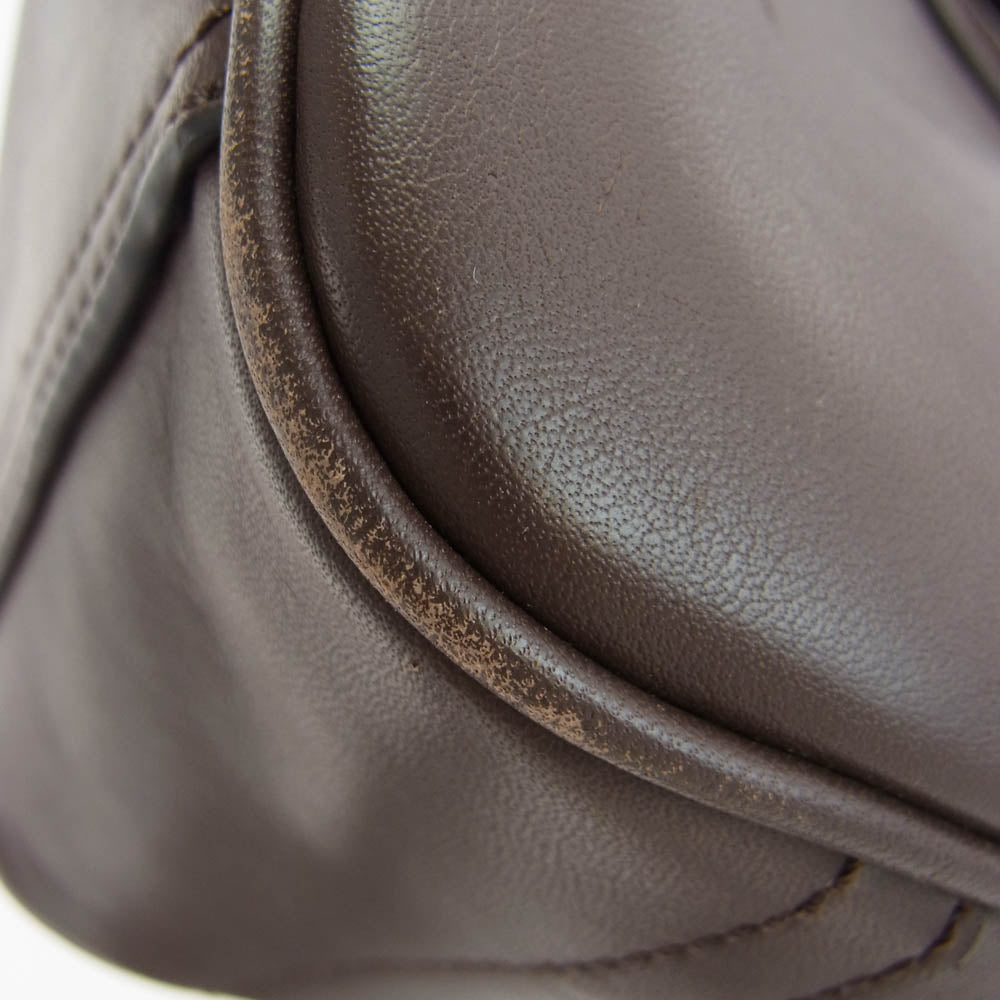 COACH コーチ F71065 レキシントン レザー ダブルジップトップ・コミュータ 2WAY ショルダーストラップ ブリーフケース ビジネスバッグ ブラウン系【中古】