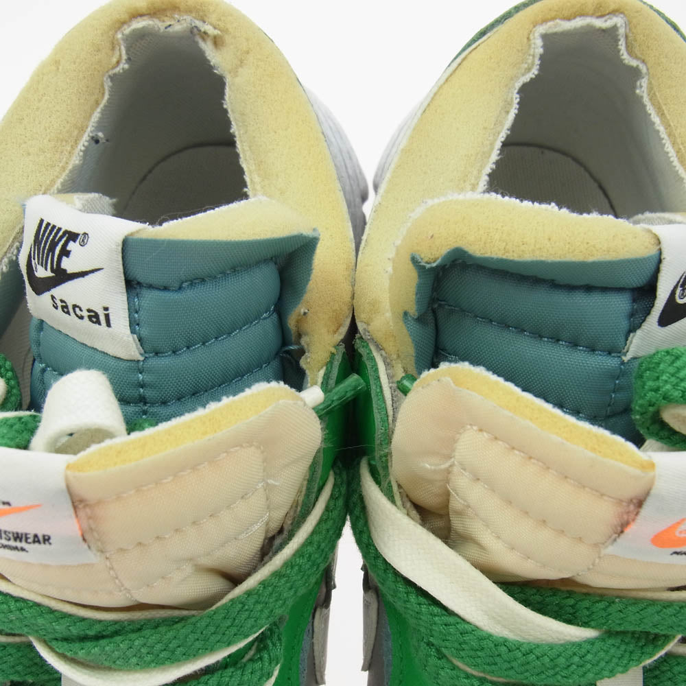 NIKE ナイキ DD1877-001 sacai Blazer Low Classic Green サカイ ブレーザー ロー クラシック グリーン ローカット スニーカー 27cm【中古】