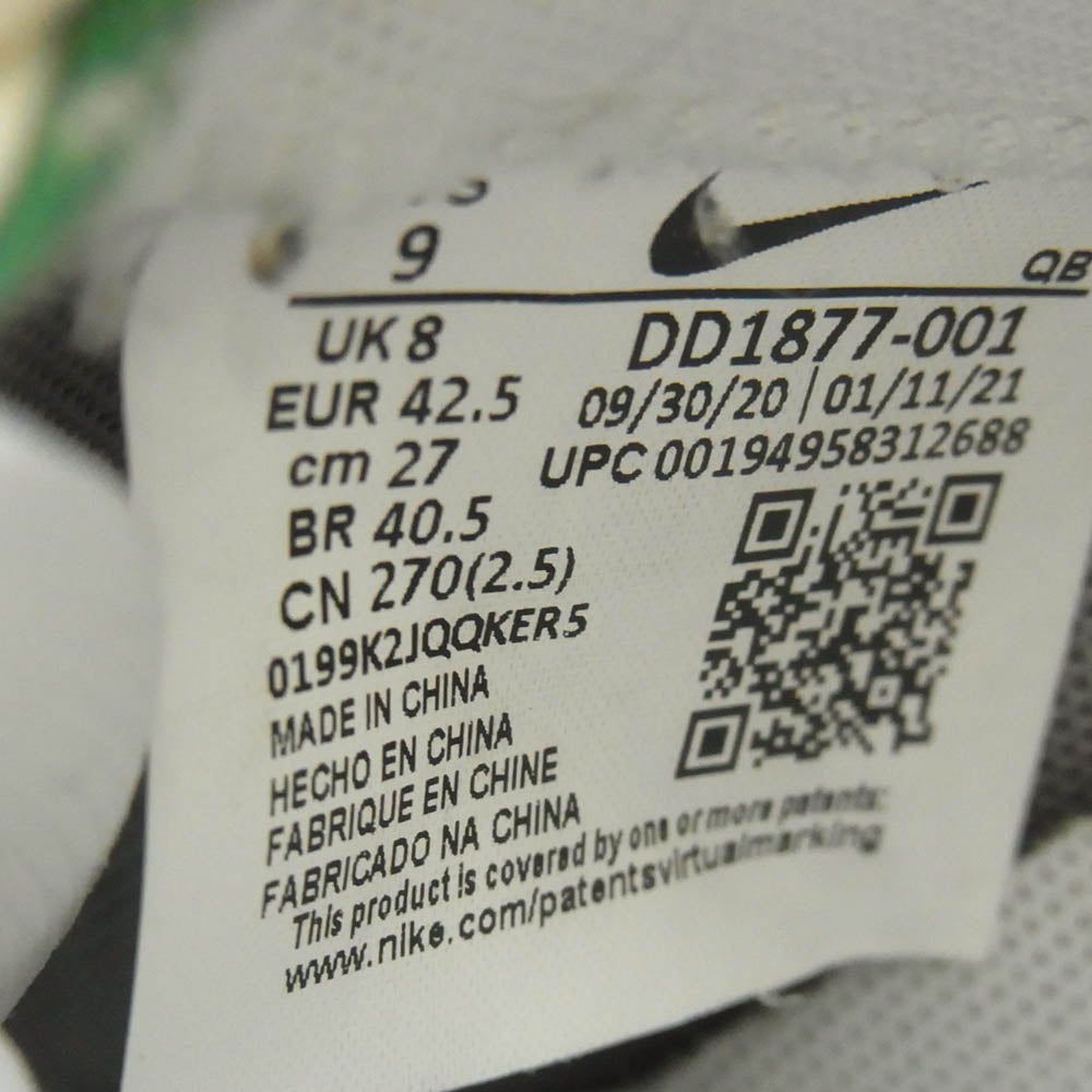 NIKE ナイキ DD1877-001 sacai Blazer Low Classic Green サカイ ブレーザー ロー クラシック グリーン ローカット スニーカー 27cm【中古】