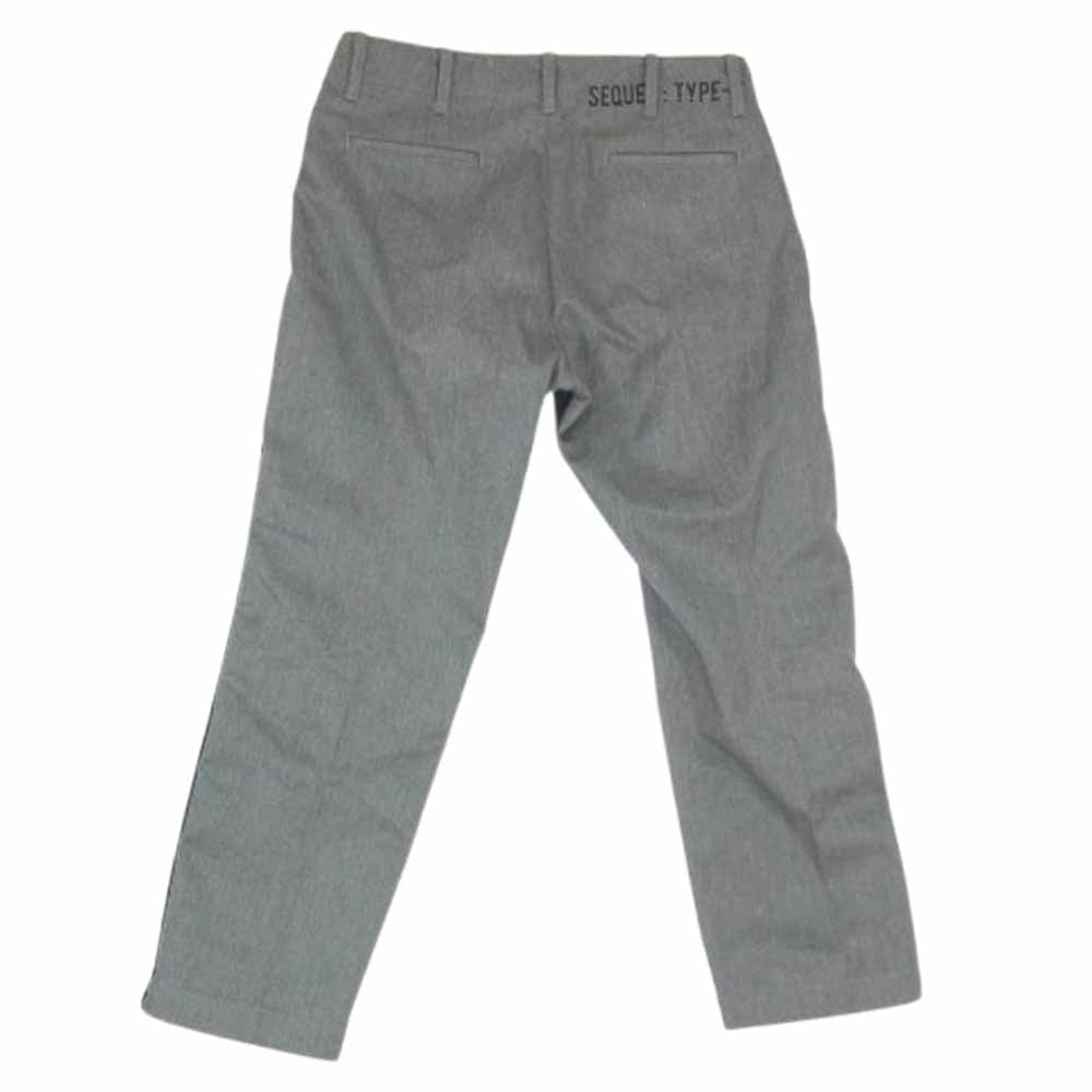 SEQUEL シークエル TYPE-F CHINO PANTS ポリエステル コットン チノ パンツ グレー系 S【中古】