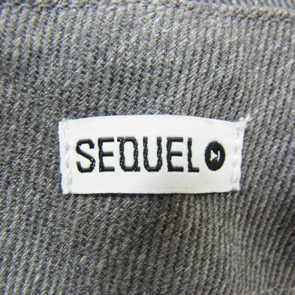 SEQUEL シークエル TYPE-F CHINO PANTS ポリエステル コットン チノ パンツ グレー系 S【中古】
