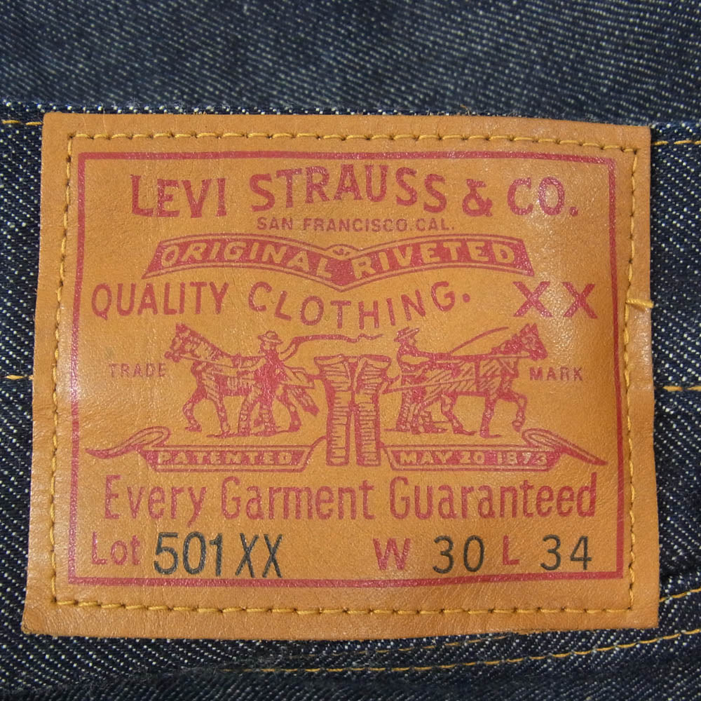 Levi's リーバイス 47501-0200 1947年モデル VINTAGE CLOTHING 501XX ストレート デニム パンツ ジーンズ インディゴブルー インディゴブルー系 30【中古】
