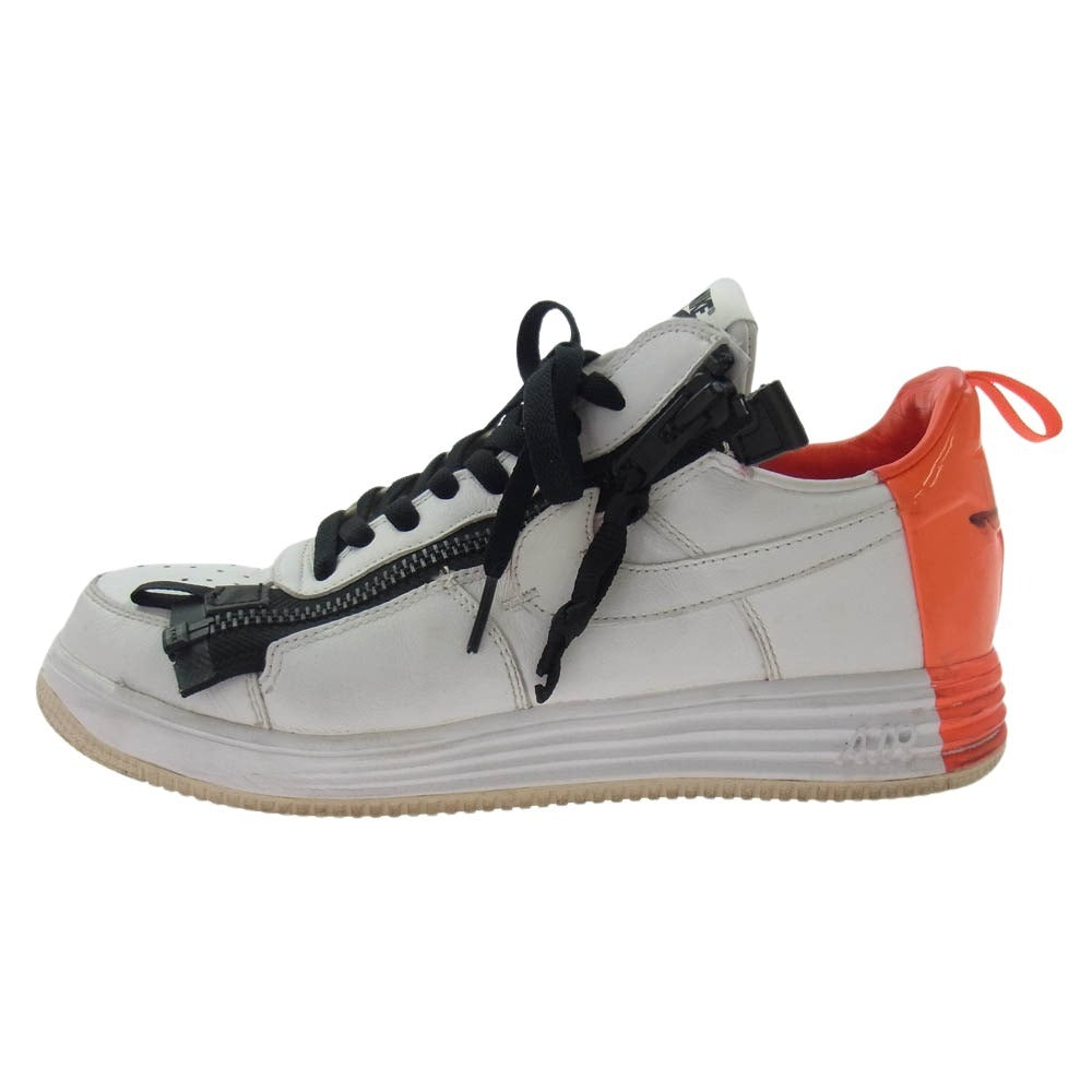 NIKE ナイキ 698699-116 Acronym Lunar Force 1 Low White Bright Crimson アクロニウム ルナ フォース 1 ロー ホワイト ブライト クリムゾン ホワイト系 27cm【中古】