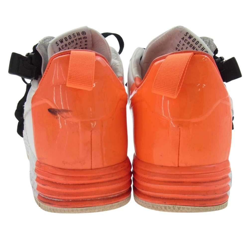 NIKE ナイキ 698699-116 Acronym Lunar Force 1 Low White Bright Crimson アクロニウム ルナ フォース 1 ロー ホワイト ブライト クリムゾン ホワイト系 27cm【中古】