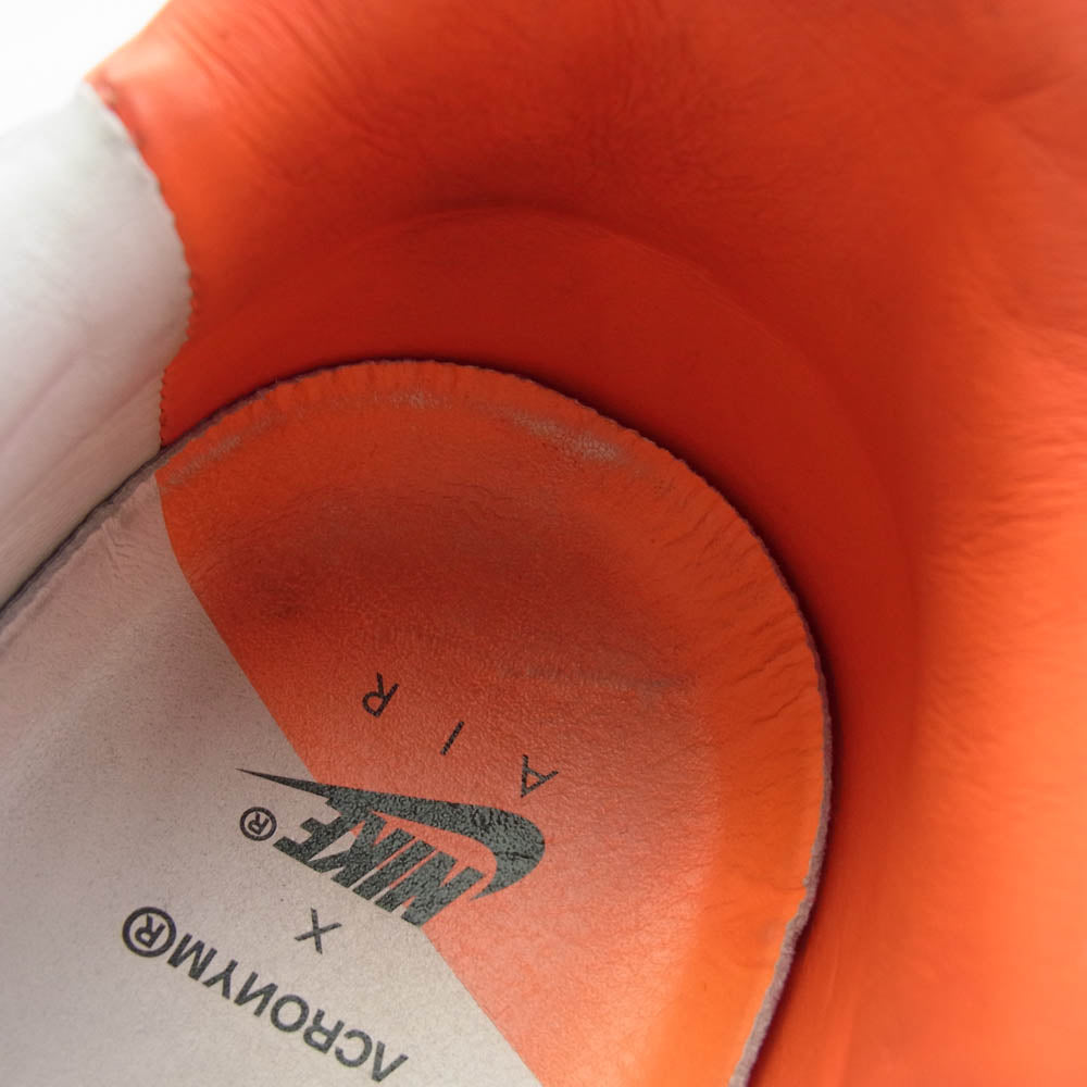 NIKE ナイキ 698699-116 Acronym Lunar Force 1 Low White Bright Crimson アクロニウム ルナ フォース 1 ロー ホワイト ブライト クリムゾン ホワイト系 27cm【中古】