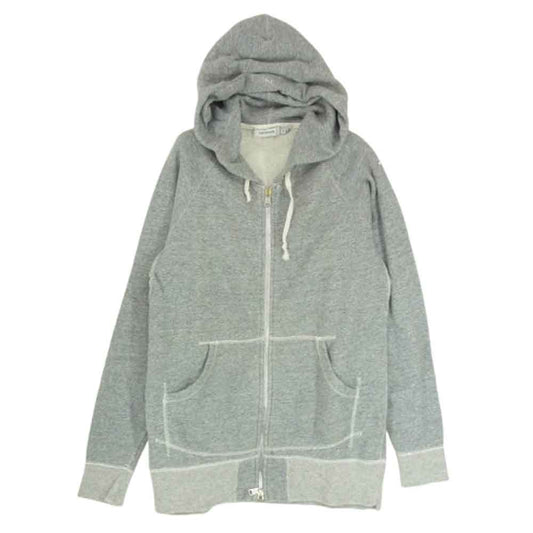 nonnative ノンネイティブ NN-C2701 DWELLER HOODED FULL ZIP SWEATER COTTON MARBLE SWEAT パーカー グレー系 1【中古】