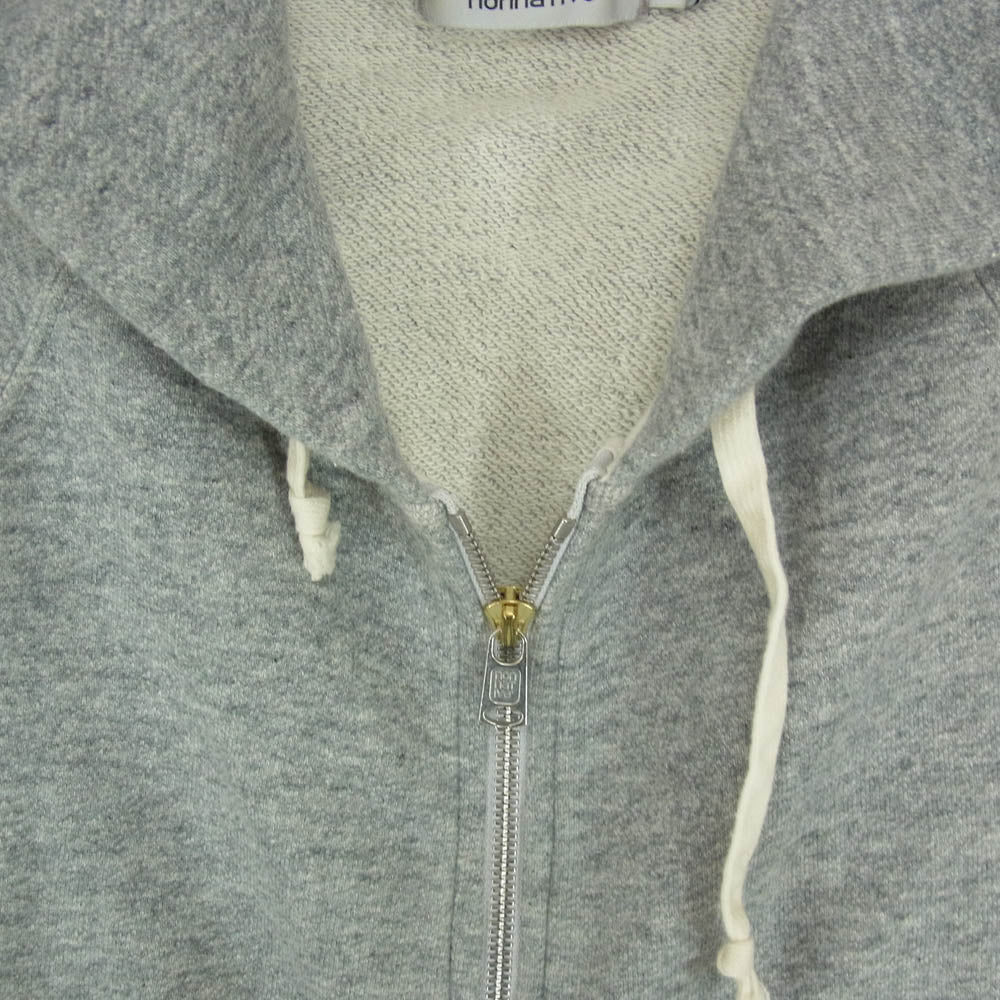 nonnative ノンネイティブ NN-C2701 DWELLER HOODED FULL ZIP SWEATER COTTON MARBLE SWEAT パーカー グレー系 1【中古】