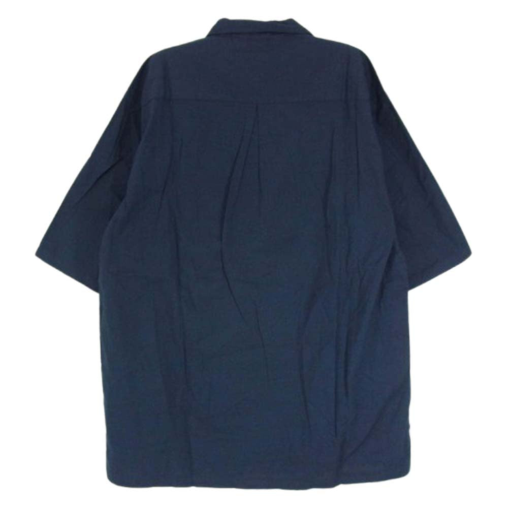 markaware マーカウェア A17A-17SH02B OPEN COLLAR SHIRTS オープンカラー シャツ ネイビー系 2【中古】