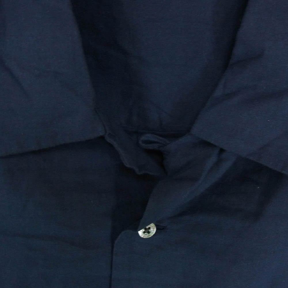 markaware マーカウェア A17A-17SH02B OPEN COLLAR SHIRTS オープンカラー シャツ ネイビー系 2【中古】