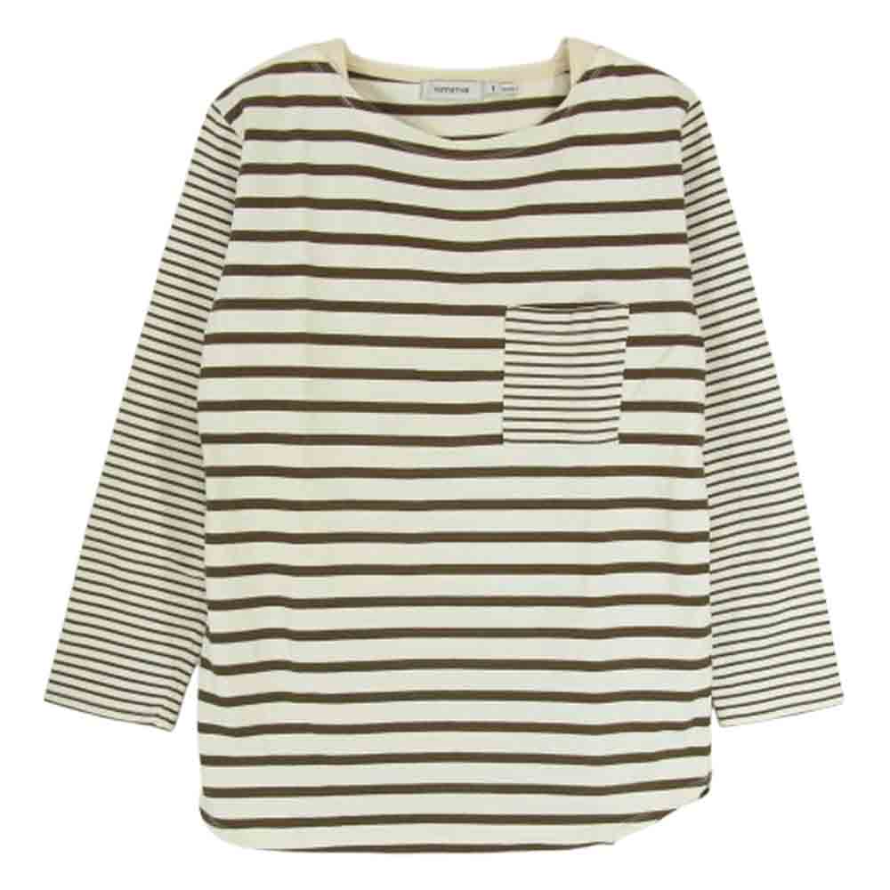 nonnative ノンネイティブ NN-C2506 SAILOR BOAT LS COTTON BORDER JERSEY ボーダー カットソー カーキ系 1【中古】